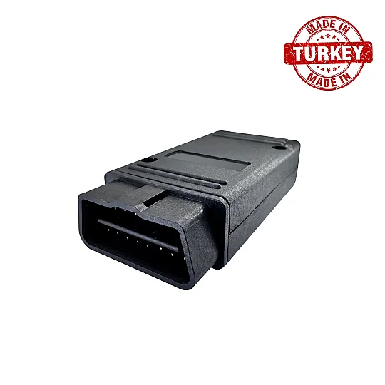 موصل OBD2 ذكر + علبة غلاف زرقاء - 6