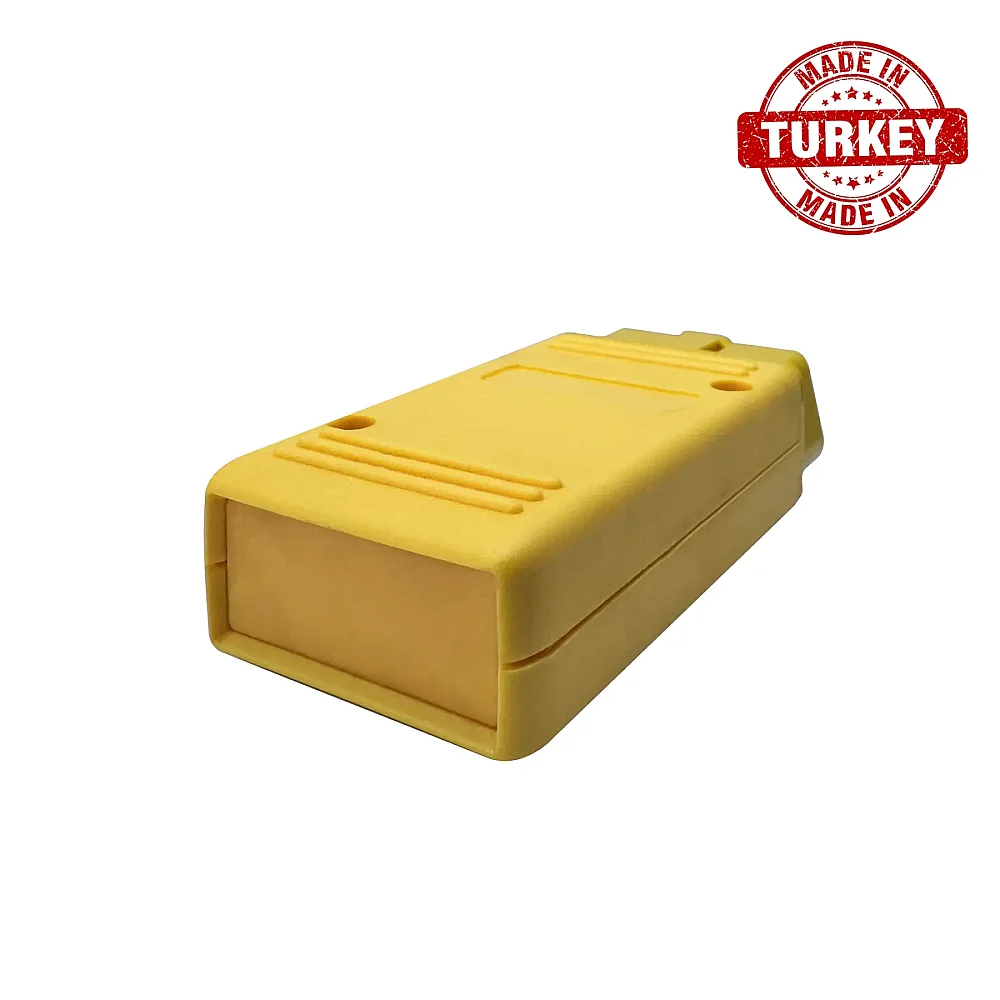 موصل OBD2 ذكر + علبة غلاف زرقاء - 16