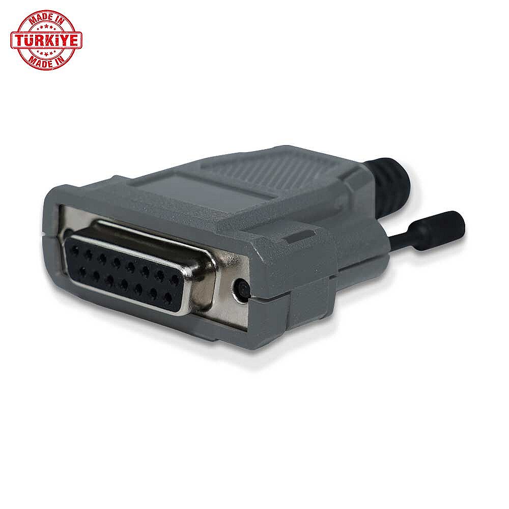 غطاء D-Sub 15 سن (Backshell) - برتقالي - 65