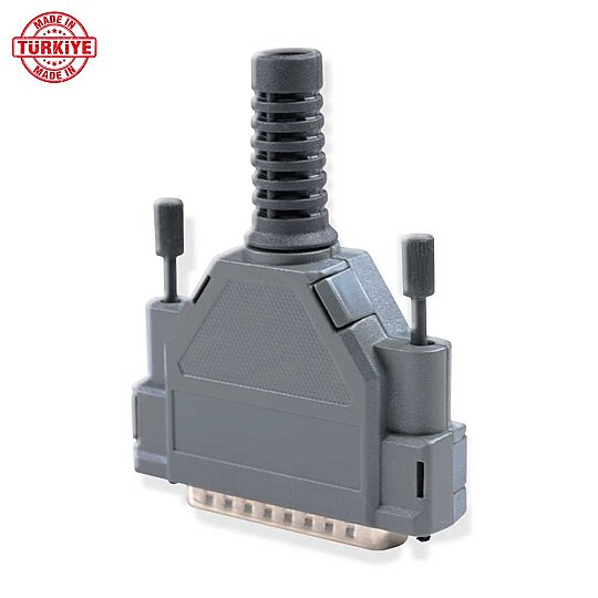 غطاء D-Sub 25 سن (الجزء الخلفي) - أسود - 7