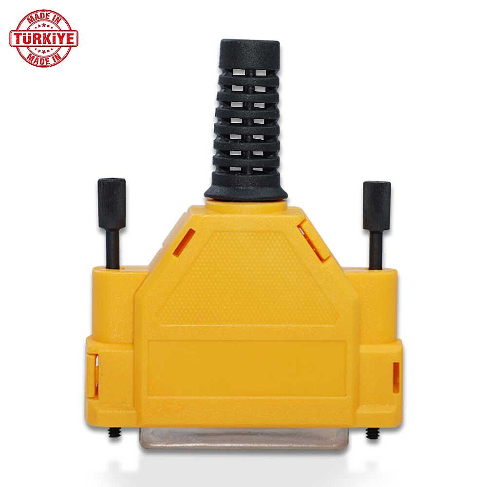 غطاء D-Sub 25 سن (Backshell) - أصفر - 2