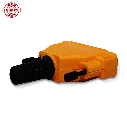 غطاء D-Sub 25 سن (Backshell) - أصفر - 23