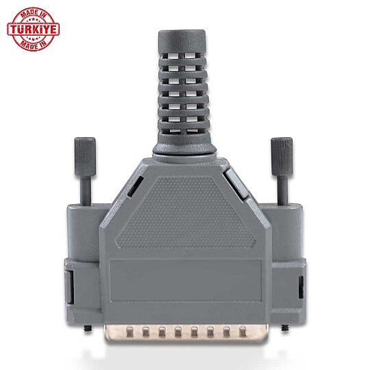 غطاء D-Sub 25 سن (Backshell) - أصفر - 26