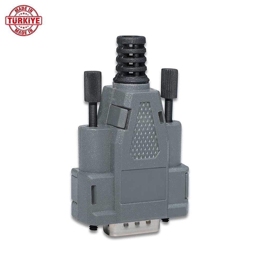 غطاء D-Sub 9 سنون (Backshell) - أسود - 66