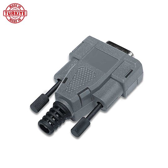 غطاء D-Sub 9 سنون (Backshell) - أزرق - 64