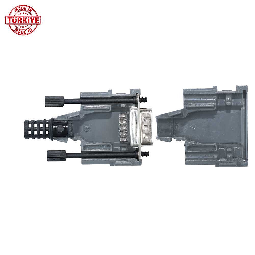 غطاء D-Sub 9 سنون (Backshell) - أزرق - 67