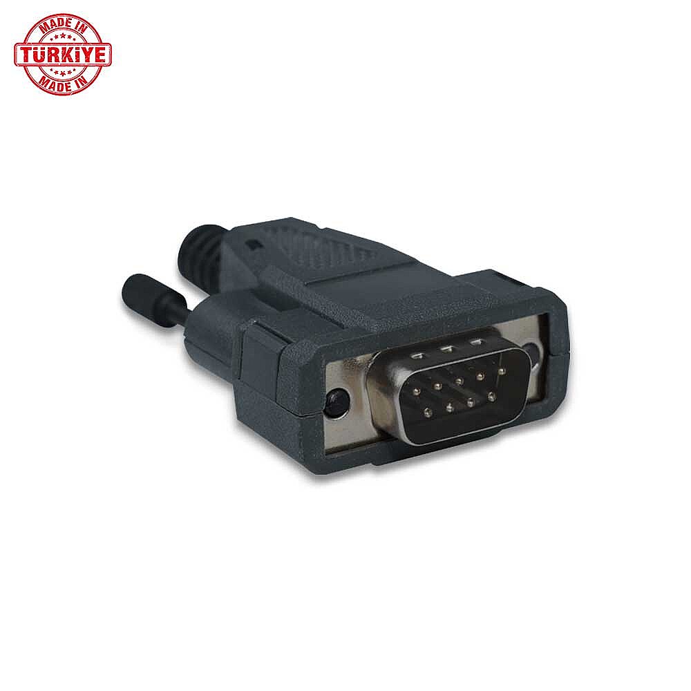 غطاء D-Sub ذو 9 سنون (Backshell) - 48