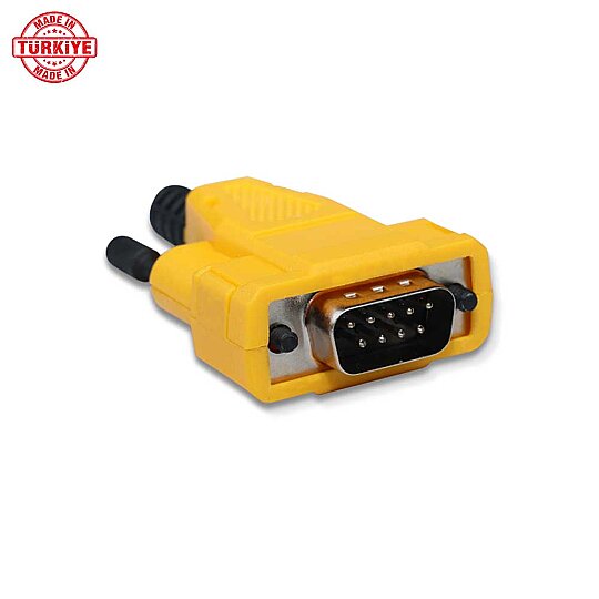 غطاء D-Sub 9 سنون (Backshell) - رمادي - 28
