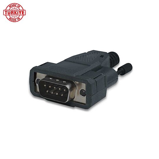 غطاء D-Sub 9 سنون (Backshell) - برتقالي - 49