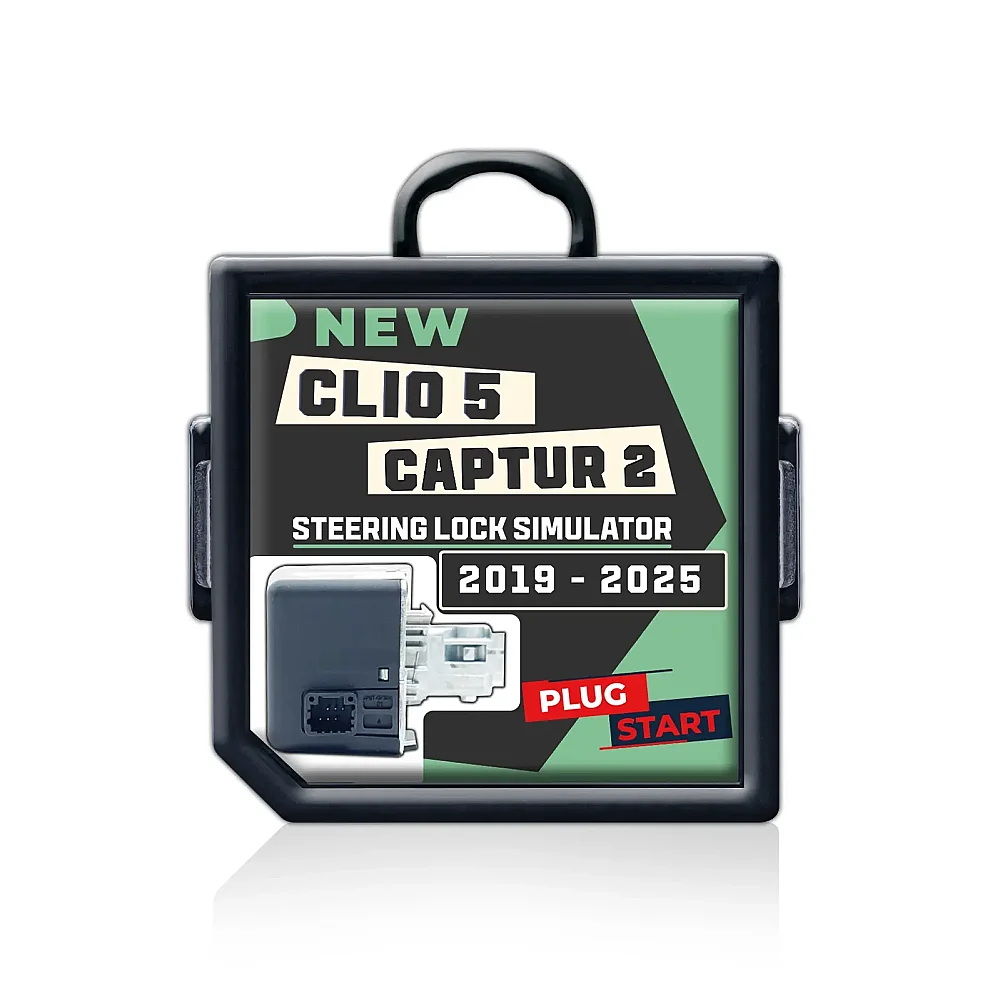 محاكي قفل عجلة القيادة (Steering Lock) محاكي/إيموليتر للإصدار الجديد 2021 لما بعده لـ Renault Clio 5 Captur 2 - 2