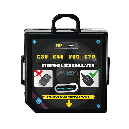 محاكي/مُعدِّل قفل التوجيه لـ Volvo S40 – C70 – C30 – V50