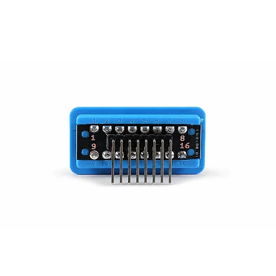 موصل OBD2 ذكر - بزاوية قائمة أزرق