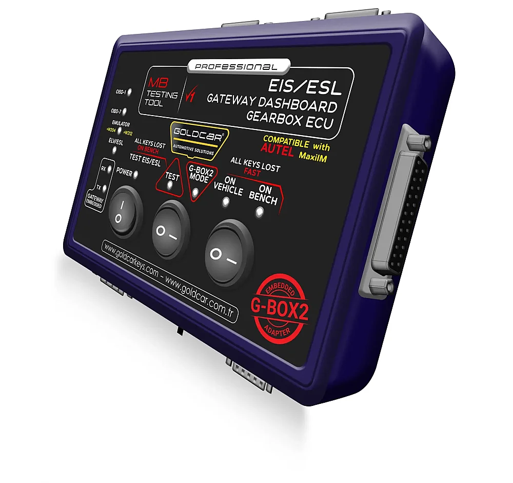 أداة اختبار MB احترافية بوابة EIS/ESL ولوحة علبة التروس لوحدة التحكم ECU متوافقة مع AUTEL MaxilM - 5