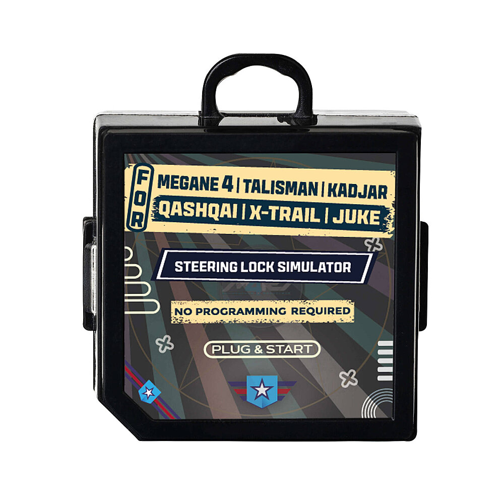 محاكي قفل التوجيه (Steering Lock) – Renault Talisman Megane-4 Kadjar | Nissan X-Trail Qashqai - 2