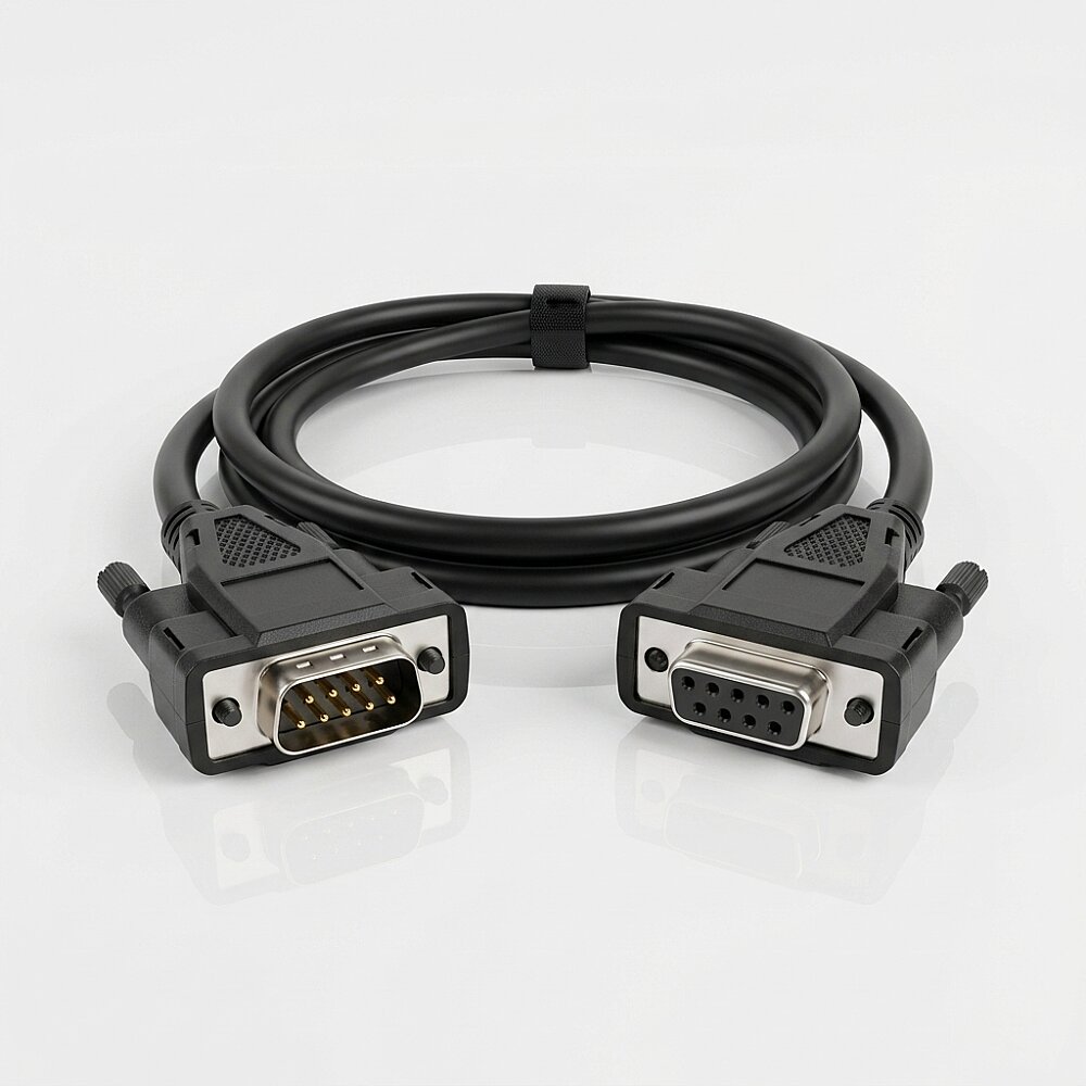 كابل RS232 ذو 9 سنون (ذكر-أنثى) - 1