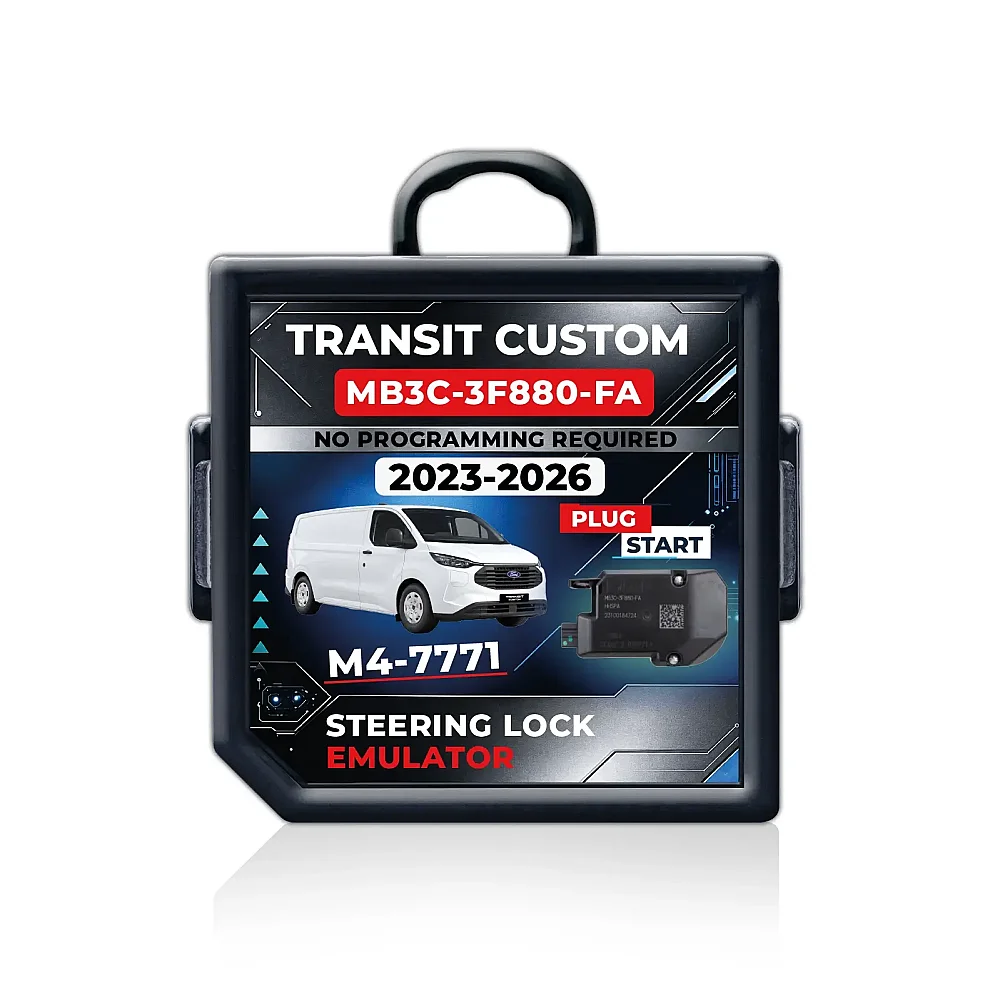 محاكي محاكي قفل عمود التوجيه ELV/ESL لـ Transit Custom M4Key 2023-2026 - 2