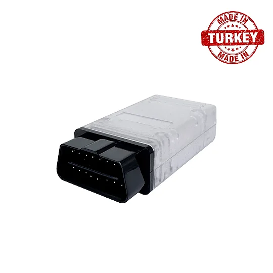 OBD2 Male Connector + Transparent Enclosure Shell Box