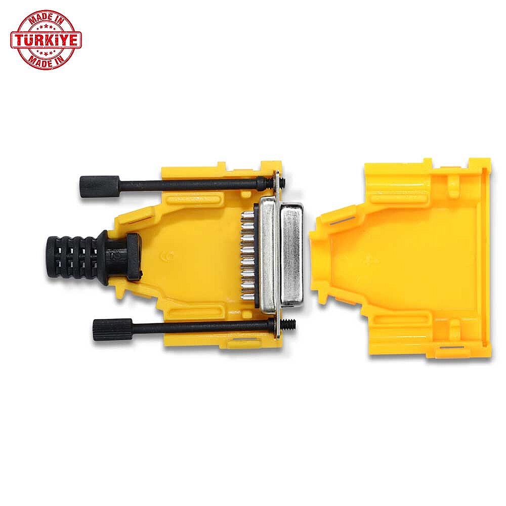 Cubierta D-Sub de 15 pines (Backshell) - Amarillo - 9
