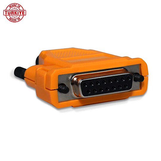 Cubierta D-Sub de 15 pines (Backshell) - Amarillo - 30