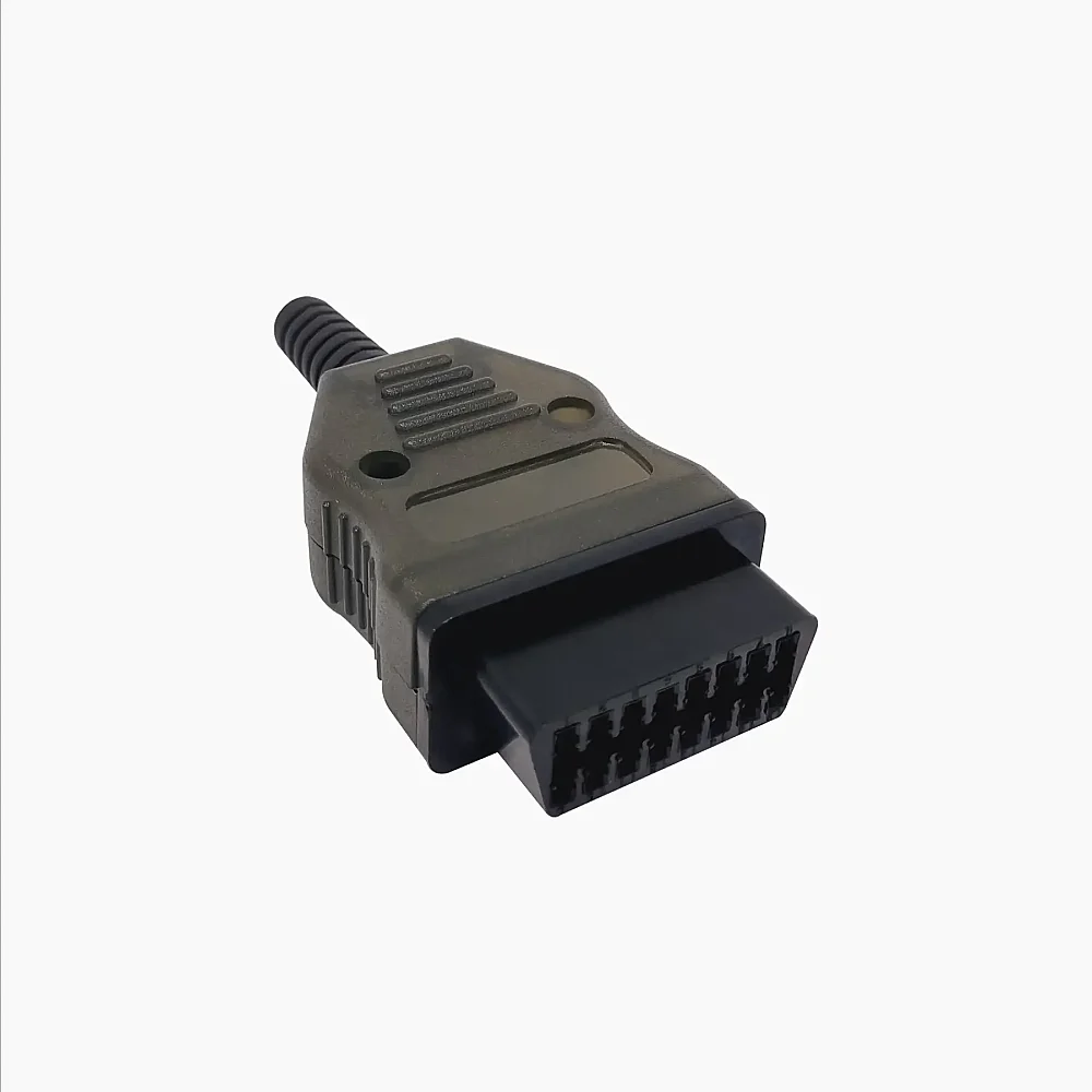 Kit d’assemblage de connecteur femelle OBD2 16 broches (boîtier, bornes et vis) - 2