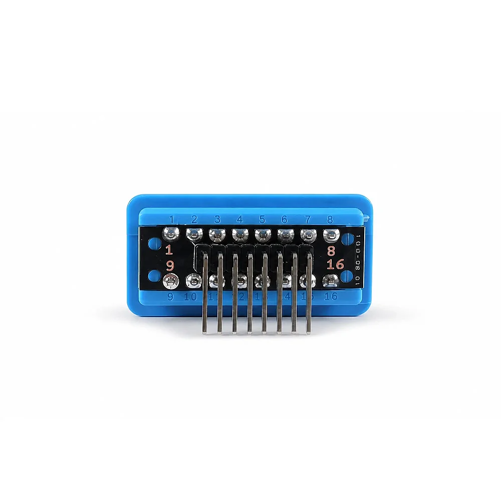 Connettore maschio OBD2 ad angolo retto - 13