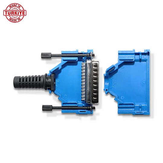 Calotta per connettore D-Sub 25 pin – Blu