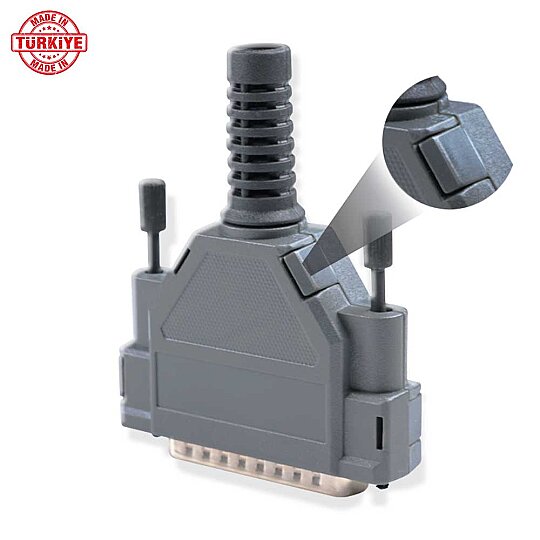 Calotta per connettore D-Sub 25 pin – Blu - 31