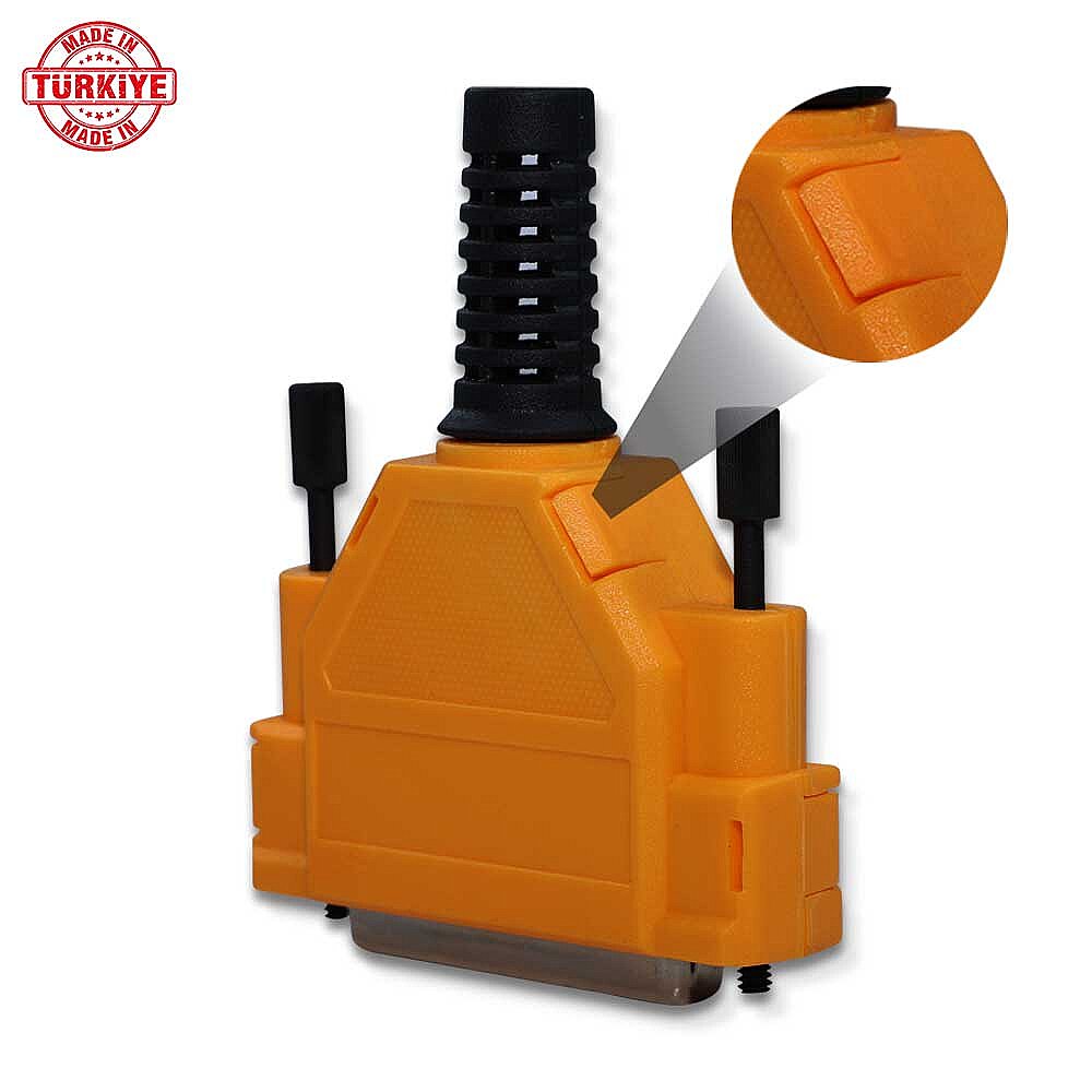 Calotta per connettore D-Sub 25 pin – Nera - 37