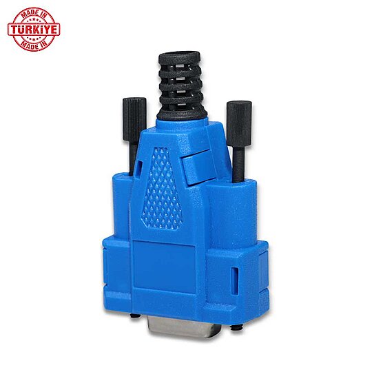 Calotta per connettore D-Sub 9 pin – Grigia - 65
