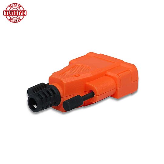 Calotta per connettore D-Sub 9 pin – Nera - 43