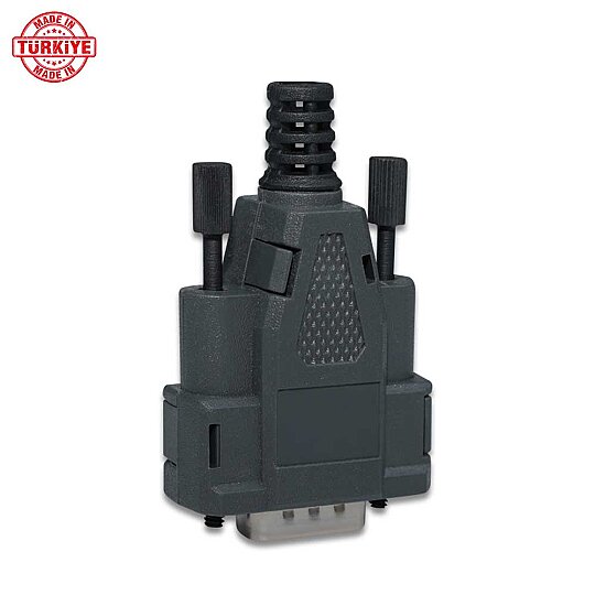Calotta per connettore D-Sub 9 pin – Nera - 7