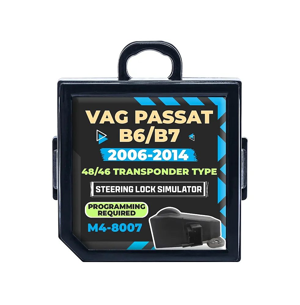 Emulatore del blocco elettronico dello sterzo per Volkswagen Passat B6 / B7, con transponder di tipo 48 / 46 - 2