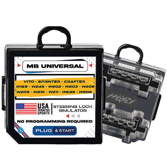 Emulatore universale bloccaggio sterzo ESL / ELV per Mercedes-Benz, Volkswagen Crafter e Sprinter
