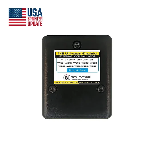 Emulatore universale MB per blocco elettronico dello sterzo, compatibile con Vito, Sprinter, Crafter, W169, W245, W202, W203, W208, W209, W210, W211, W639 e W906.