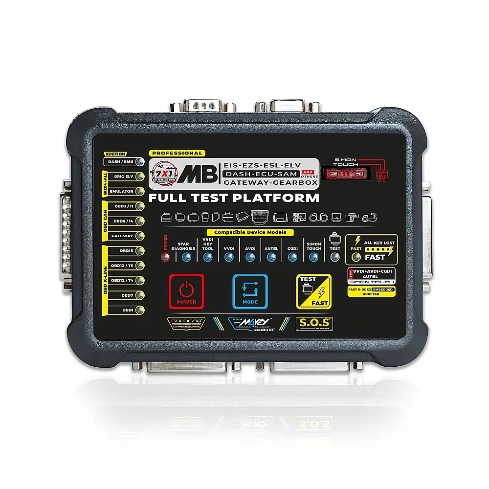 Piattaforma professionale di test e assistenza Mercedes 7 in 1, compatibile con Star Diagnosis, VVDI Key Tool, VVDI MB Tool, AVDI, Autel, CGDI e Simon Touch - 7