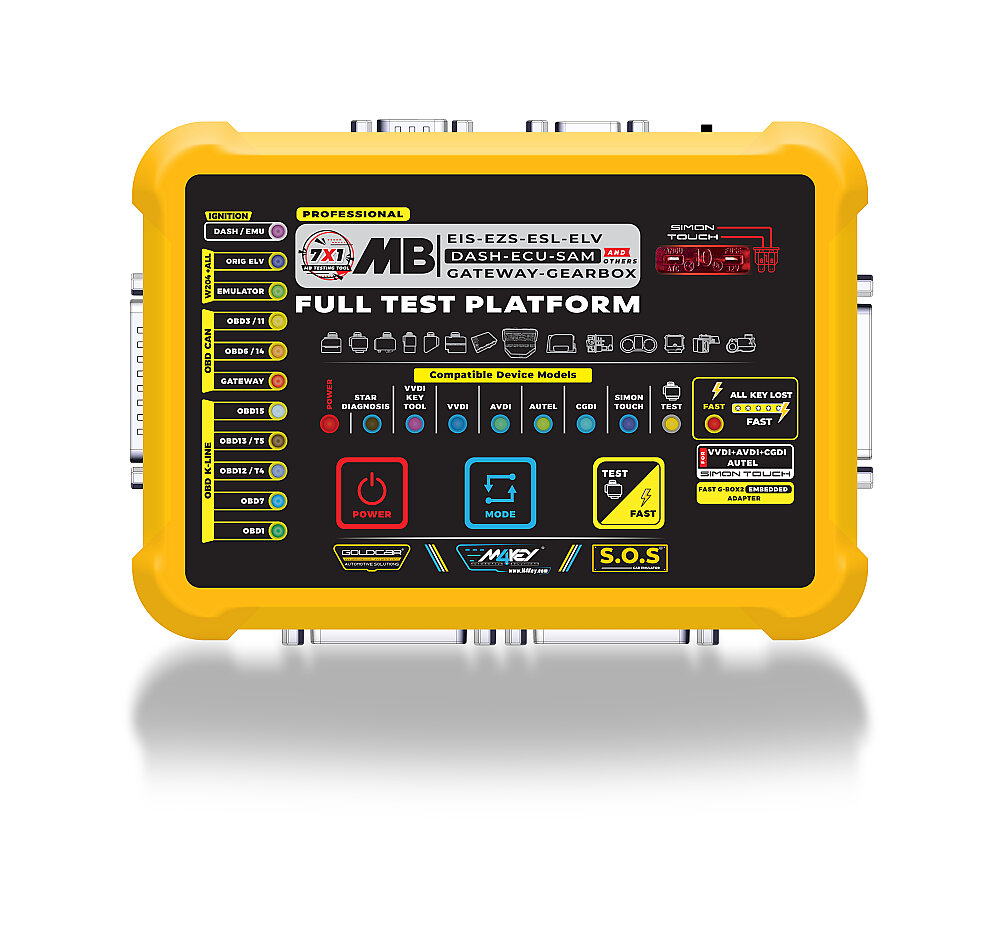 Piattaforma professionale di test e assistenza Mercedes 7 in 1, compatibile con Star Diagnosis, VVDI Key Tool, VVDI MB Tool, AVDI, Autel, CGDI e Simon Touch - 4