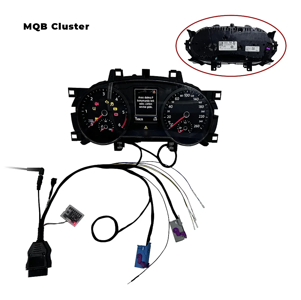 Cavo di alimentazione e piattaforma di test per quadro strumenti MQB di quarta generazione, con funzione di apprendimento chiavi, per VW Jetta MK7, Virtual Cockpit e Audi A6, A8 e A4. - 6
