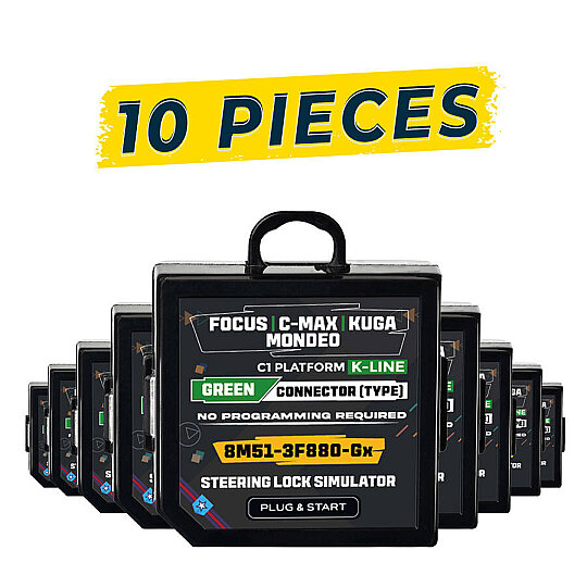 Emulatore / simulatore bloccaggio sterzo K-LINE per piattaforma C1 Ford Mondeo / Focus / C-Max / Kuga – Confezione da 10 pezzi