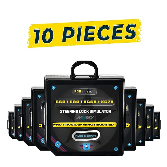 Emulatore / simulatore bloccaggio sterzo per Volvo S60 / S80 / XC60 / XC70 – Confezione da 10 pezzi