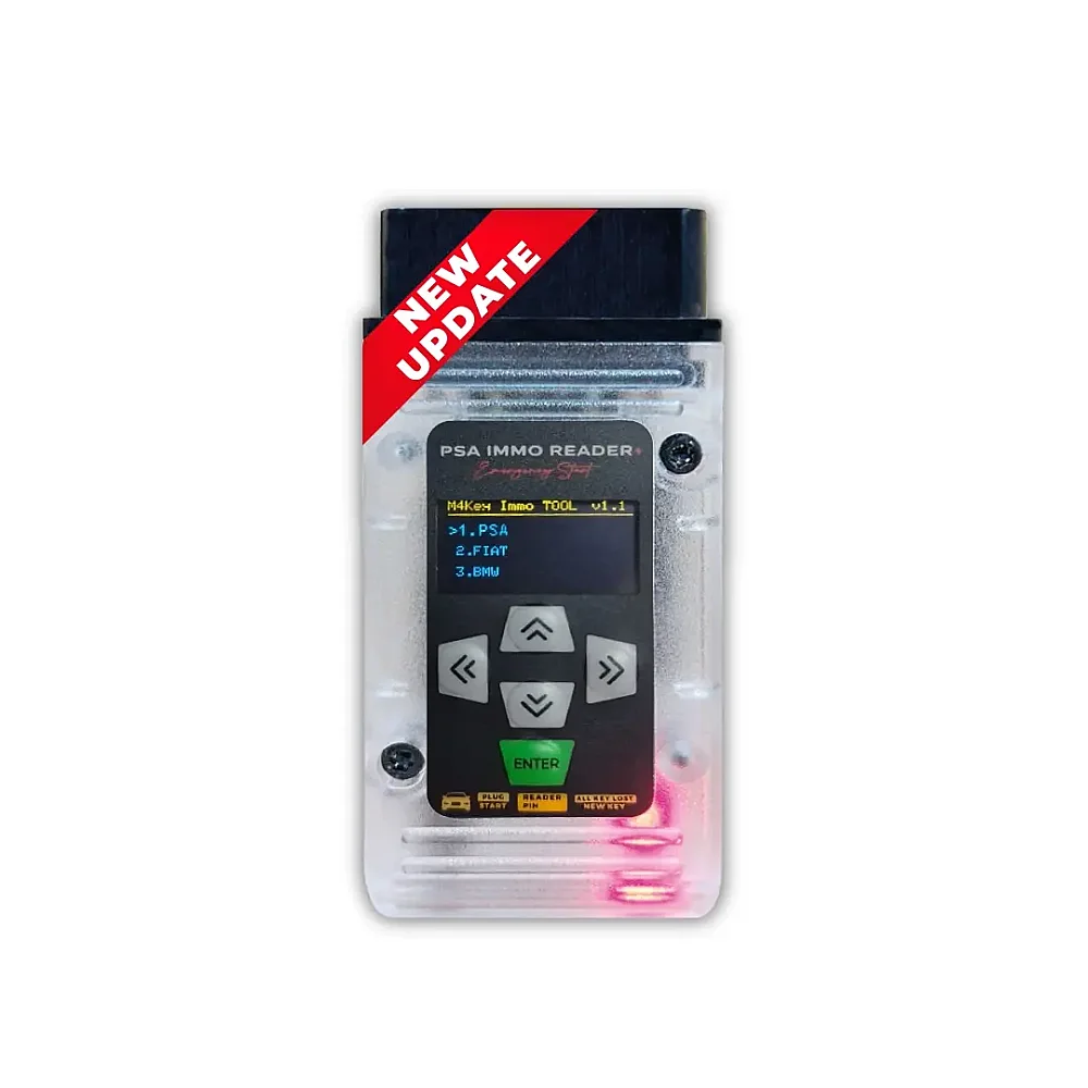 Lettore immobilizer PSA con avviamento di emergenza 3 in 1 per PSA, Fiat e BMW M4K - 2
