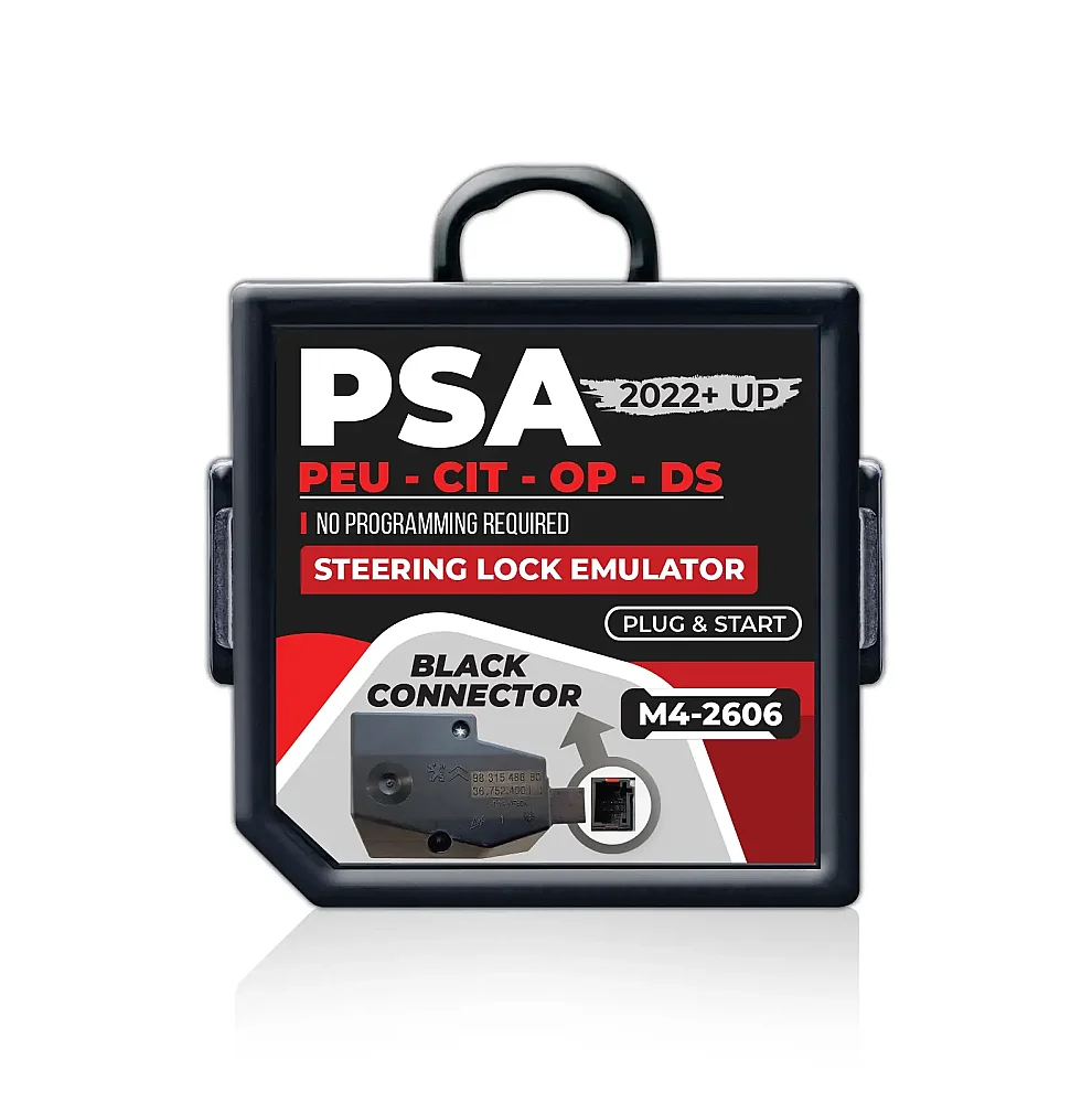 Emulatore simulatore del blocco elettronico dello sterzo per PSA, Peugeot, Citroën e Opel dal 2022 in poi (connettore nero) - 2